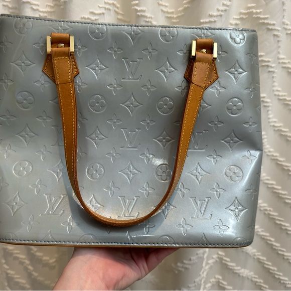 Louis Vuitton Houston Vernish - blue color - Picture 14 of 14